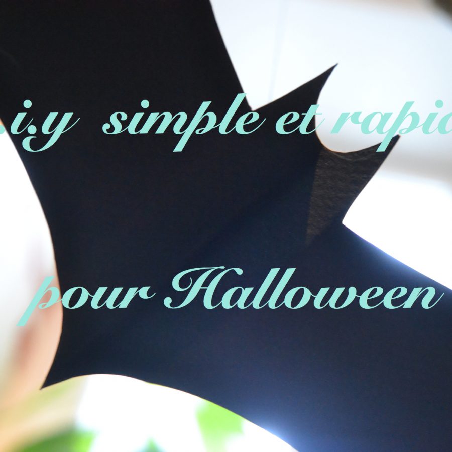 DIY simple et rapide pour Halloween