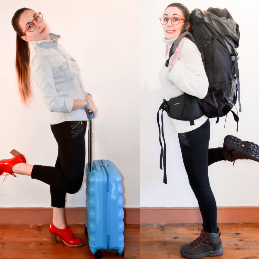 valise à roulettes ou sac à dos pour voyager